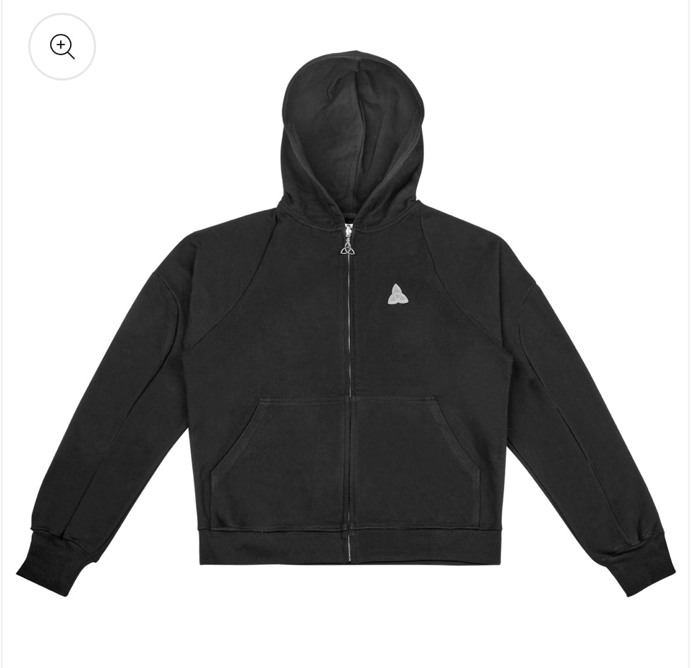 DIVENTION Trinity Zip Hoodie Black